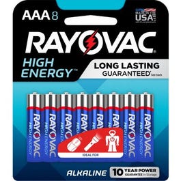 Alkaline Batteries, AAA, 8-Pk. Hot on Sale