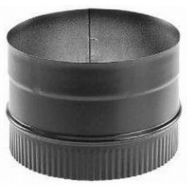 DuraBlack Stove Top Adapter, Black Single-Wall Stainless Steel, 6-In. Supply