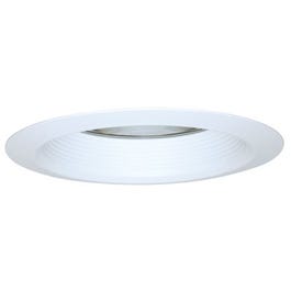 Air-Tite Metal Baffle, White, 6-In. Hot on Sale