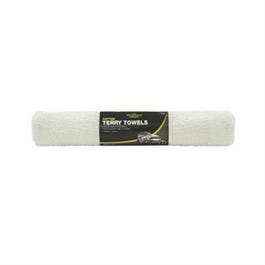 Car Detailing Towel, White Cotton Terry, 14 x 17-In., 3-Pk. Online Sale