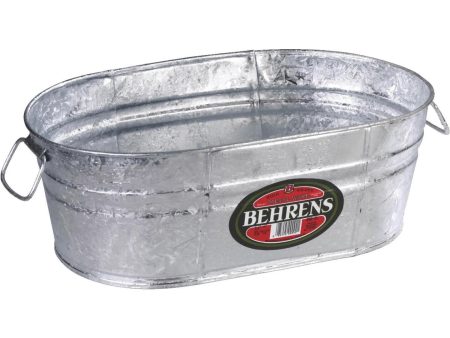 Behrens 16.25 Gal. Oval Round Hot-Dipped Utility Tub Online