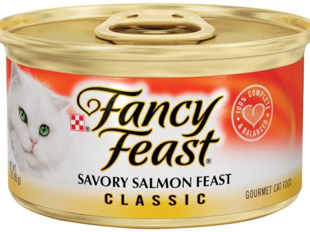 Fancy Feast Savory Salmon Canned Cat Food Online