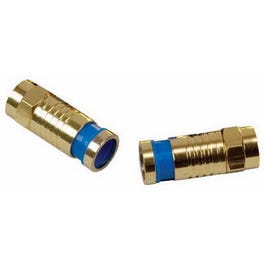 12-Pack RG6 Quad Compression Connector For Discount