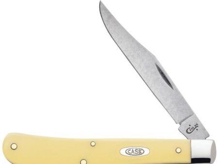 Case Yellow Synthetic Chrome Vanadium Slimline Trapper Online