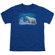 WILDLIFE : NOMAD OF THE NORTH S\S YOUTH Cotton 18\1 Royal Blue XS Discount