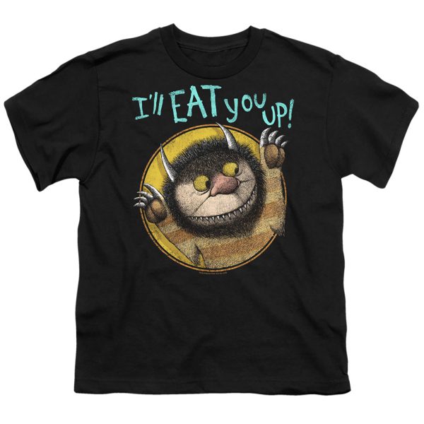 WHERE THE WILD THINGS ARE : EAT S\S YOUTH Cotton 18\1 Black XL For Sale