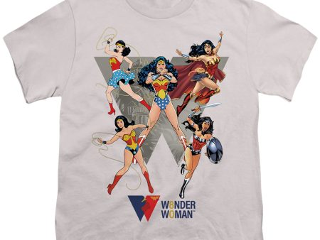 WONDER WOMAN : WONDER WOMAN THROUGH THE AGES S\S YOUTH Cotton 18\1 Silver SM Online Hot Sale