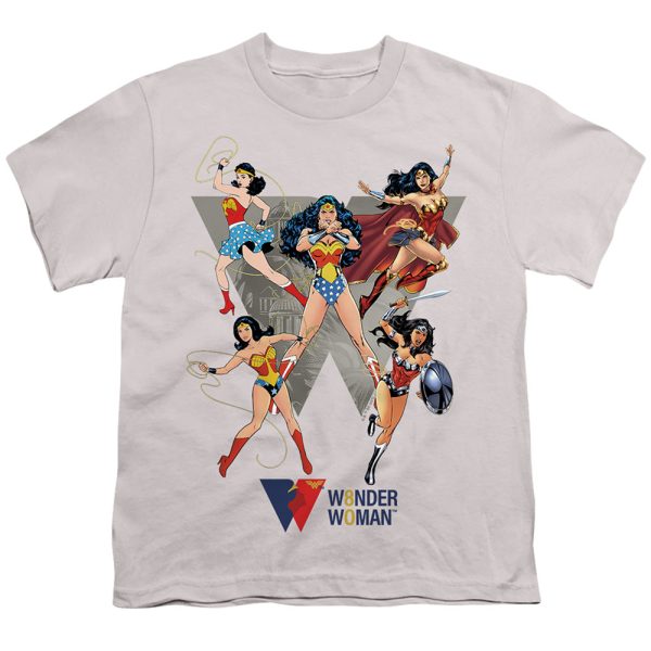 WONDER WOMAN : WONDER WOMAN THROUGH THE AGES S\S YOUTH Cotton 18\1 Silver SM Online Hot Sale