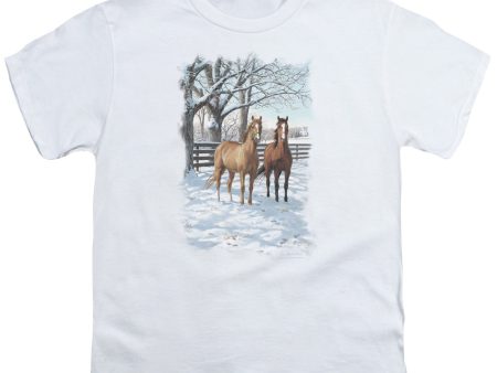 WILDLIFE : COFFEE AND CHOCOLATE S\S YOUTH Cotton 18\1 White LG For Cheap