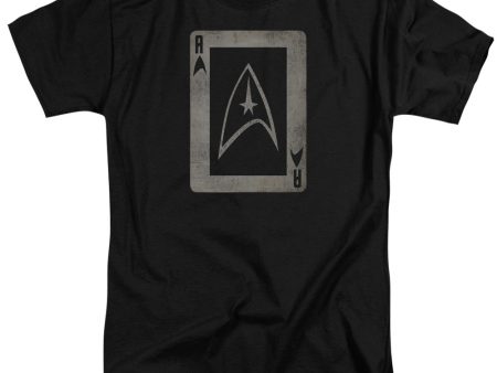 STAR TREK : THE ORIGINAL SERIES ACE S\S ADULT TALL T-SHIRT BLACK XL Online