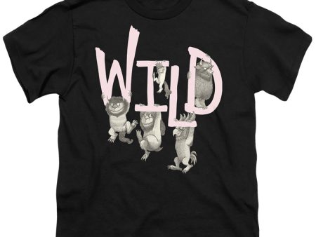 WHERE THE WILD THINGS ARE : WILD S\S YOUTH Cotton 18\1 Black XL Supply