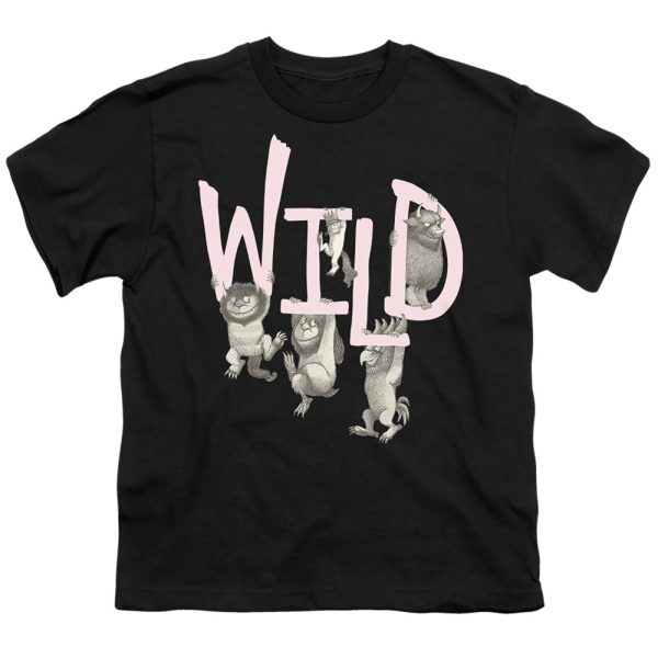 WHERE THE WILD THINGS ARE : WILD S\S YOUTH Cotton 18\1 Black XL Supply