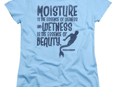 ZOOLANDER : MERMAN S\S WOMENS TEE Light Blue MD Online Sale