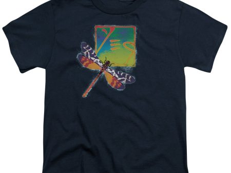 YES : DRAGONFLY S\S YOUTH Cotton 18\1 Navy MD Discount