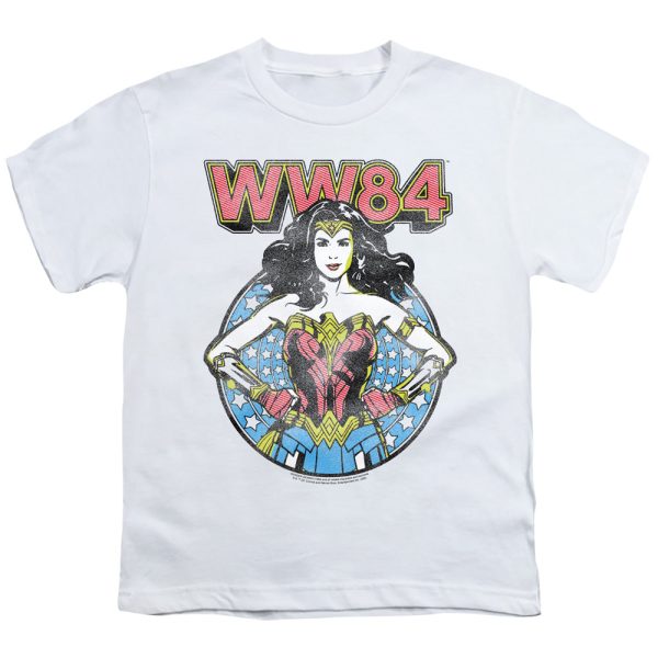 WONDER WOMAN 84 : STAR CIRCLE S\S YOUTH Cotton 18\1 White MD For Cheap