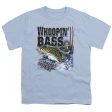 WILDLIFE : WHOOPIN BASS S\S YOUTH Cotton 18\1 LIGHT BLUE XL Cheap