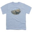 WILDLIFE : LOOKING BACK S\S YOUTH Cotton 18\1 Light Blue XL Online now