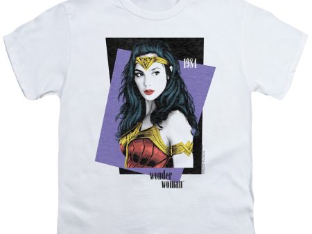 WONDER WOMAN 84 : STRIKE A POSE S\S YOUTH Cotton 18\1 White MD Sale