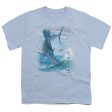 WILDLIFE : LEAPING SAILFISH S\S YOUTH Cotton 18\1 LIGHT BLUE XL Fashion