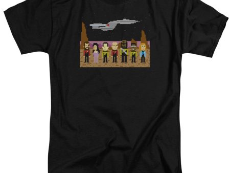 STAR TREK : THE NEXT GENERATION TREXEL CREW S\S ADULT TALL T-SHIRT BLACK 2X Online Hot Sale