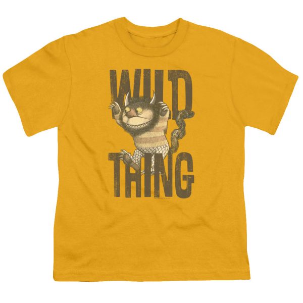 WHERE THE WILD THINGS ARE : WILD THING S\S YOUTH Cotton 18\1 Gold MD Supply