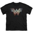 WONDER WOMAN 84 : STATIC LOGO S\S YOUTH Cotton 18\1 Black MD Online Sale