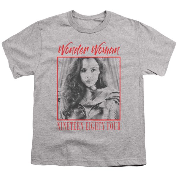 WONDER WOMAN 84 : WONDER CHIC S\S YOUTH Cotton 18\1 Athletic Heather MD Fashion