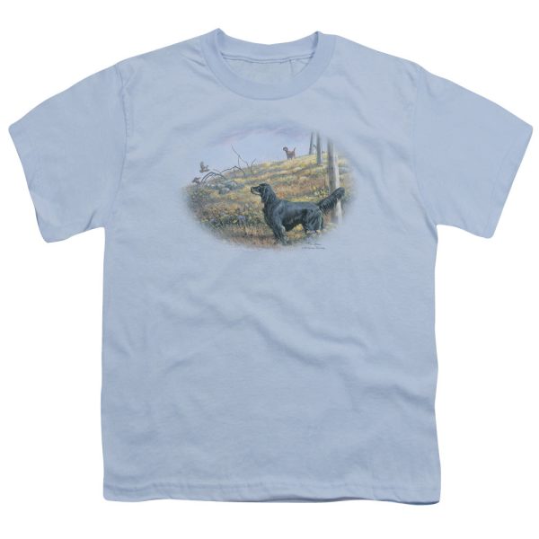 WILDLIFE : LOOKING BACK S\S YOUTH Cotton 18\1 Light Blue MD For Sale