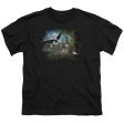 WILDLIFE : SPRING BALD EAGLES S\S YOUTH Cotton 18\1 BLACK MD Hot on Sale