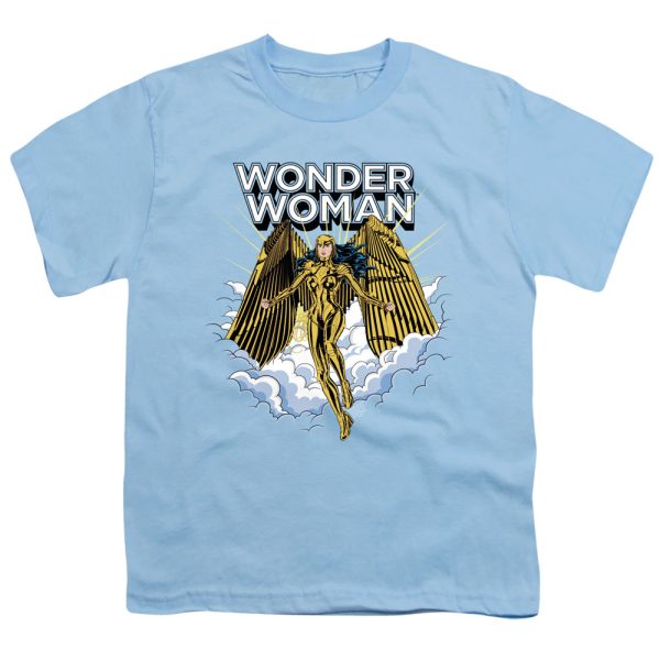 WONDER WOMAN 84 : GLORIOUS WONDER S\S YOUTH Cotton 18\1 Light Blue SM For Discount