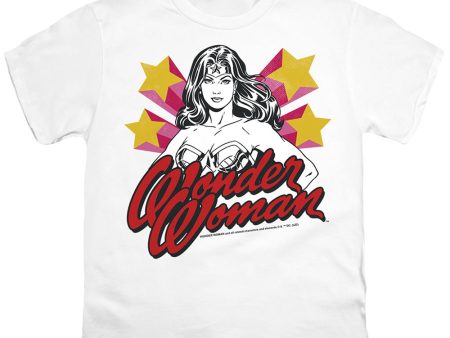 WONDER WOMAN : STANCE 2 S\S YOUTH Cotton 18\1 White XL Online now