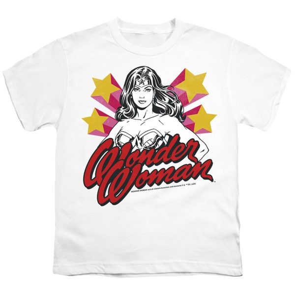 WONDER WOMAN : STANCE 2 S\S YOUTH Cotton 18\1 White XL Online now