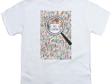 WHERE S WALDO : NO CHEATING S\S YOUTH Cotton 18\1 White MD Online now