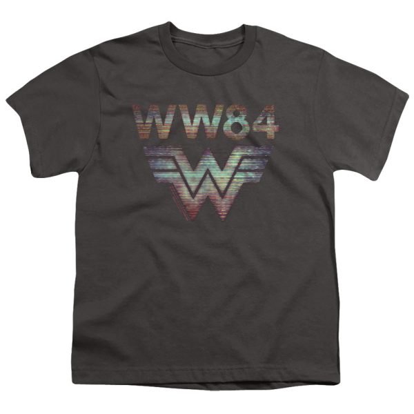 WONDER WOMAN 84 : STATIC TV LINES S\S YOUTH Cotton 18\1 Charcoal XL Supply