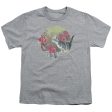 WILD WINGS : KITTEN FLOWERS S\S YOUTH Cotton 18\1 Athletic Heather XS Online