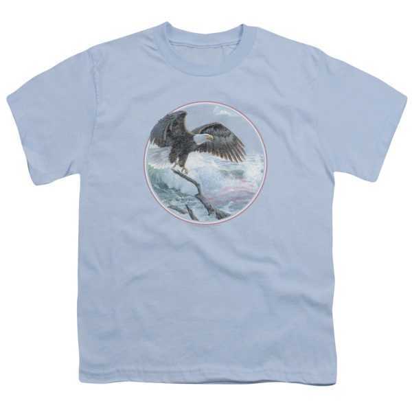 WILD WINGS : WILD GLORY S\S YOUTH Cotton 18\1 Light Blue SM Online