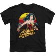 WONDER WOMAN 84 : SKYLINE S\S YOUTH Cotton 18\1 Black LG Cheap