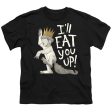 WHERE THE WILD THINGS ARE : EAT YOU UP S\S YOUTH Cotton 18\1 Black MD Online Sale