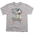 WONDER WOMAN 84 : BE THE HERO S\S YOUTH Cotton 18\1 Athletic Heather XS Online Hot Sale