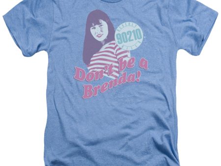 90210 : DON T BE A BRENDA ADULT HEATHER LIGHT BLUE SM For Discount