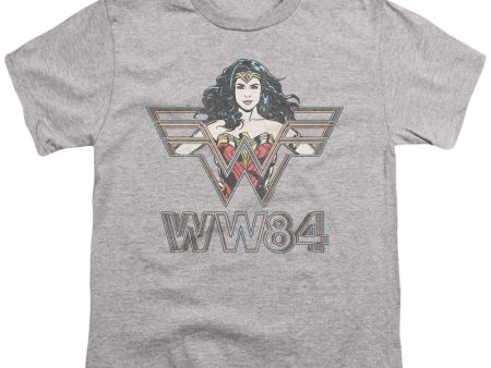 WONDER WOMAN 84 : IN SYMBOL S\S YOUTH Cotton 18\1 Athletic Heather XS Online