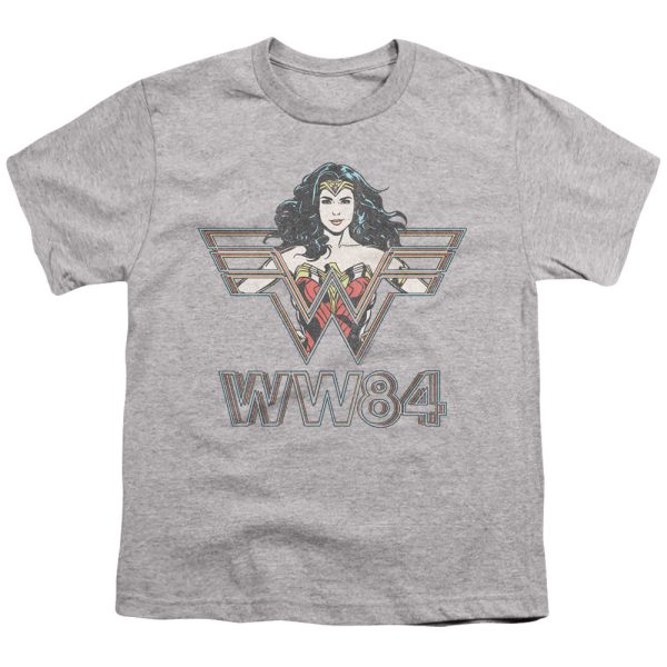 WONDER WOMAN 84 : IN SYMBOL S\S YOUTH Cotton 18\1 Athletic Heather XS Online