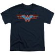 WONDER WOMAN 84 : NEON BEAT S\S YOUTH Cotton 18\1 Navy XS Supply