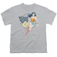 WONDER WOMAN : SIMPLE 75 S\S YOUTH Cotton 18\1 Silver SM on Sale