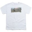 WILDLIFE : CAPE BUFFALO S\S YOUTH Cotton 18\1 WHITE SM Online now