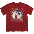 WONDER WOMAN 84 : LASSO STAR S\S YOUTH Cotton 18\1 Cardinal XL Cheap