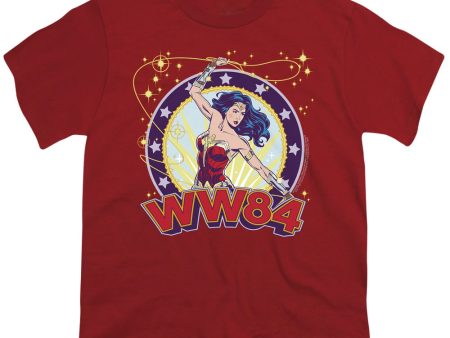 WONDER WOMAN 84 : LASSO STAR S\S YOUTH Cotton 18\1 Cardinal XL Cheap