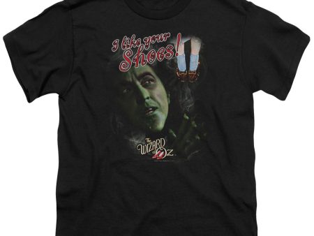 WIZARD OF OZ : I LIKE YOUR SHOES S\S YOUTH Cotton 18\1 Black XL Online Hot Sale