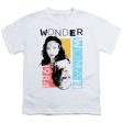 WONDER WOMAN 84 : COLOR BLOCKS S\S YOUTH Cotton 18\1 White XS Online now