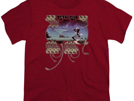 YES : YESSONGS S\S YOUTH Cotton 18\1 Cardinal XL Sale